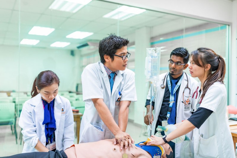 Life-saving simulation test - we encourage to make as many mistakes during their 5-years of study to ensure mistakes are not repeated when they graduate