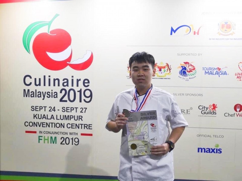 2019年马来西亚厨艺大赛 - 银奖
(西餐烹饪类)