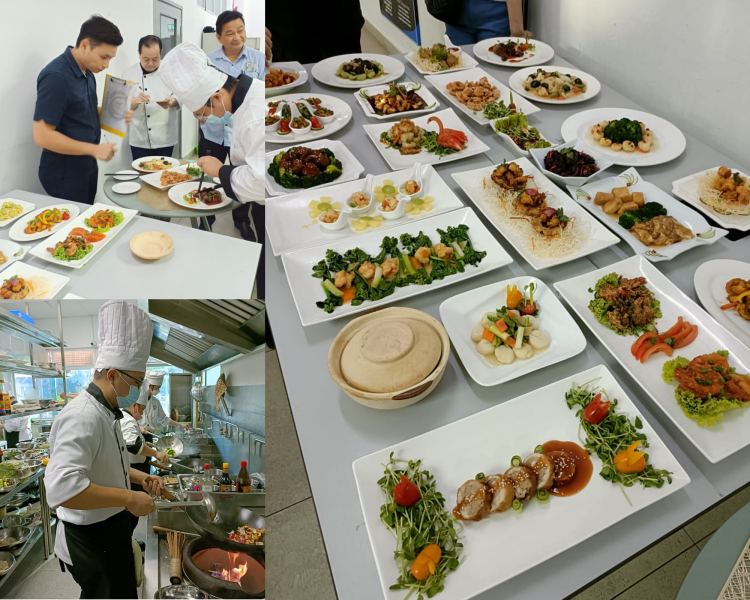 All students can complete the exquisite dishes independently after being instructed by the celebrity chef instructor