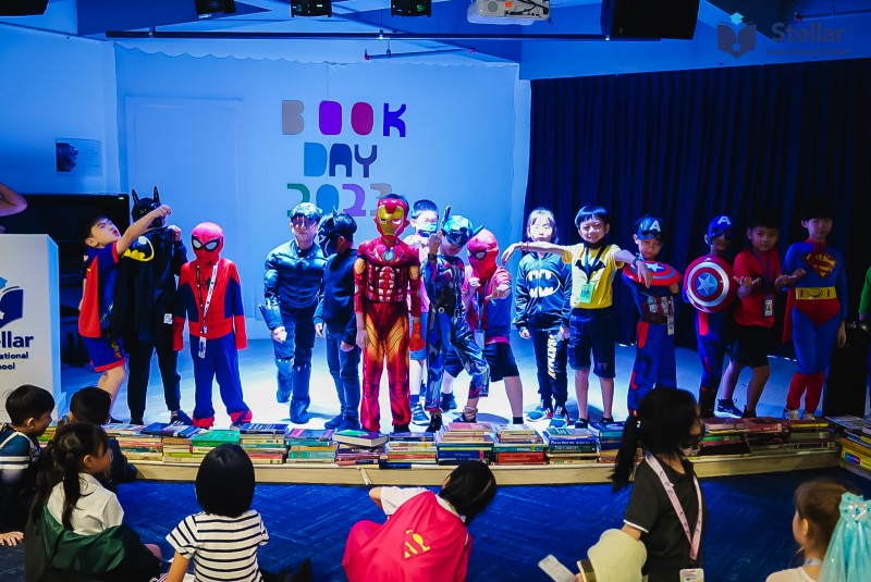 Students in their Book Day Costumes